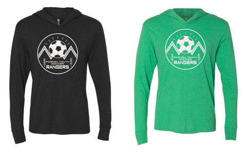 Pagosa Youth Soccer - Hooded Long Sleeve Tee
