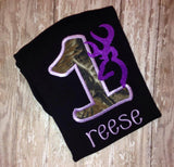 Hunting Princess First Birthday Onesie/Shirt (Short Sleeve)