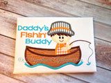 Daddy's Fishin' Buddy Onesie/Shirt (Navy)