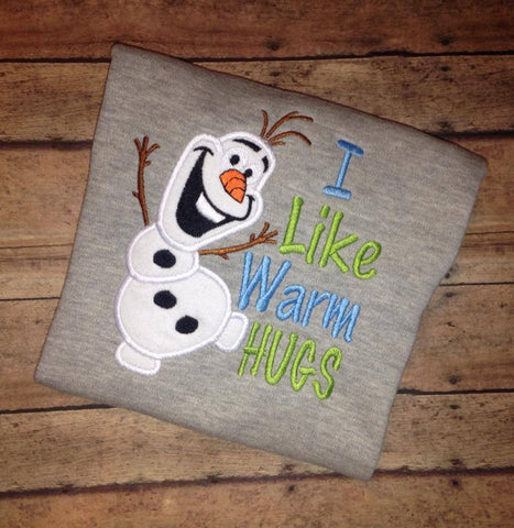 Frozen/Olaf Theme Onsies/Shirt (Short Sleeve)