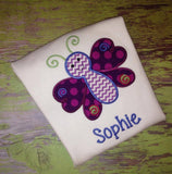 Butterfly Theme Onsies/Shirt (Short Sleeve)